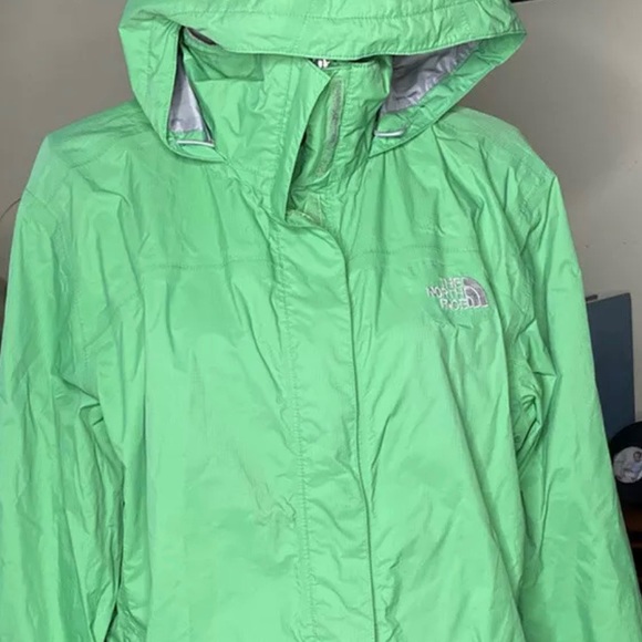 The North Face Jackets & Blazers - The North face rain jacket green Large EUC